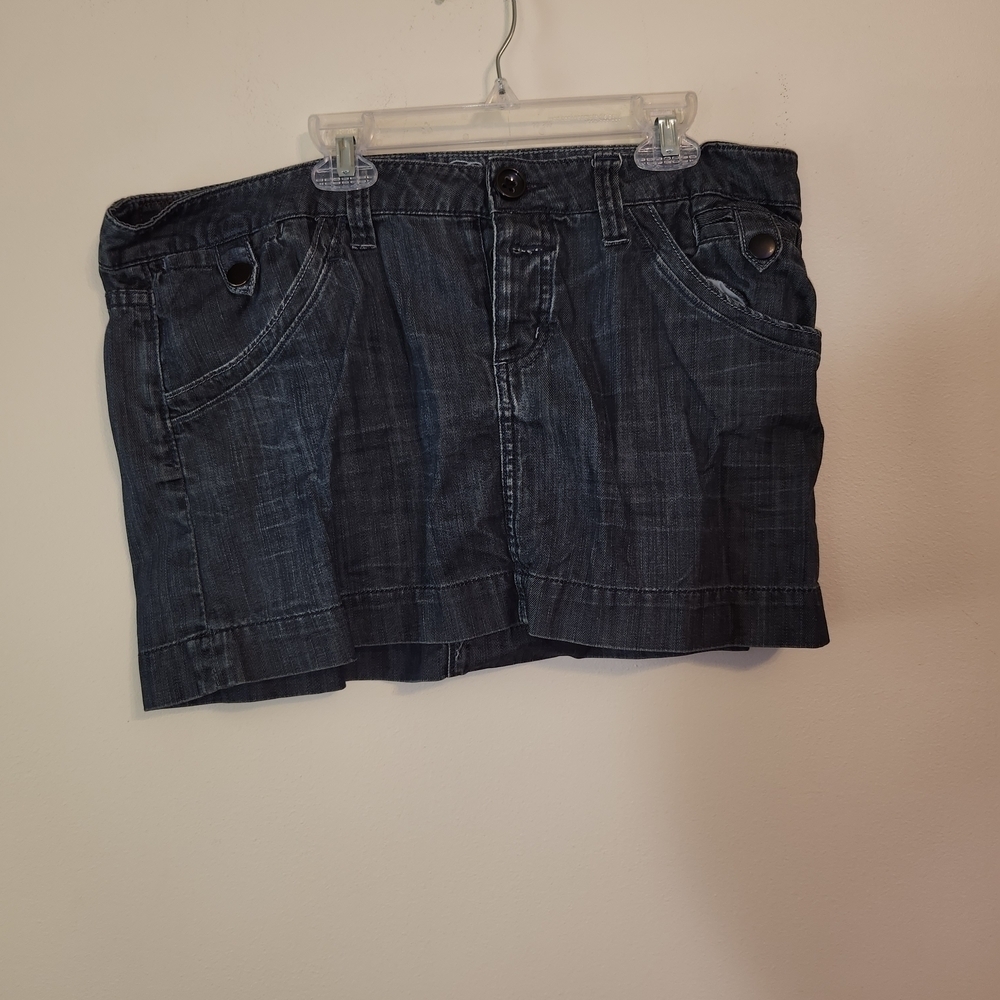 American Eagle Outfitters Dark Blue Mini Skirt Size 14
